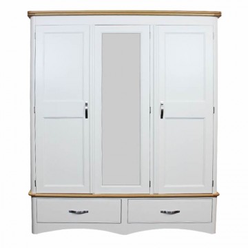 Dorset Triple Wardrobe on 2 Drawers